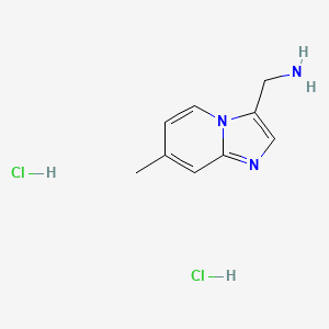 1-(7-Methylimidazo[1,2-A]pyridin-3-YL)methanamine dihydrochloride