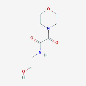 molecular formula C8H14N2O4 B3003262 N-(2-hydroxyethyl)-2-(morpholin-4-yl)-2-oxoacetamide CAS No. 1171722-13-6