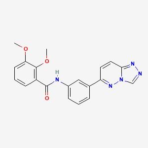 2,3-dimethoxy-N-[3-([1,2,4]triazolo[4,3-b]pyridazin-6-yl)phenyl]benzamide