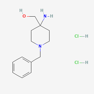 (4-Amino-1-benzylpiperidin-4-yl)methanol dihydrochloride