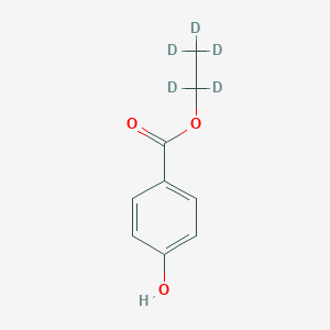 molecular formula C9H10O3 B030033 乙基-d5对羟基苯甲酸酯 CAS No. 126070-21-1