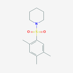 [(2,4,5-Trimethylphenyl)sulfonyl]piperidine