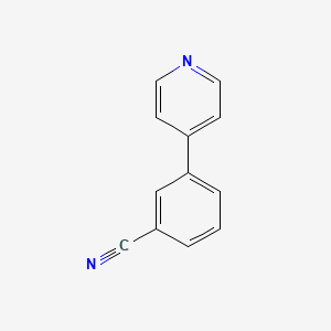 molecular formula C12H8N2 B3003313 3-(吡啶-4-基)苯甲腈 CAS No. 4350-55-4
