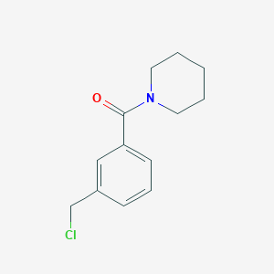 1-[3-(Chloromethyl)benzoyl]piperidine