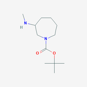 molecular formula C12H24N2O2 B3003332 叔丁基3-(甲基氨基)氮杂环戊烷-1-羧酸酯 CAS No. 484638-83-7