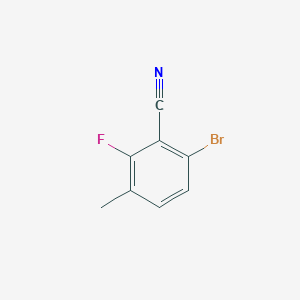 6-Bromo-2-fluoro-3-methylbenzonitrile