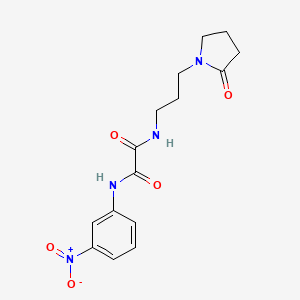 N'-(3-nitrophenyl)-N-[3-(2-oxopyrrolidin-1-yl)propyl]oxamide