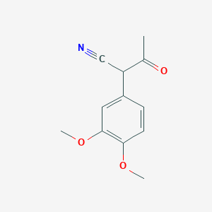 2-(3,4-Dimethoxyphenyl)-3-oxobutanenitrile