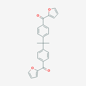 molecular formula C25H20O4 B300343 (4-{1-[4-(2-Furoyl)phenyl]-1-methylethyl}phenyl)(2-furyl)methanone 