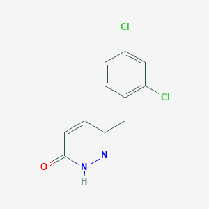 molecular formula C11H8Cl2N2O B3003470 6-(2,4-Dichlorobenzyl)-3-pyridazinol CAS No. 338778-99-7