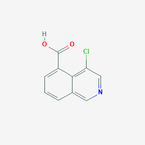 molecular formula C10H6ClNO2 B3003502 4-Chloroisoquinoline-5-carboxylic acid CAS No. 1958063-09-6