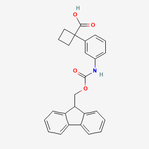 1-[3-({[(9H-fluoren-9-yl)methoxy]carbonyl}amino)phenyl]cyclobutane-1-carboxylic acid