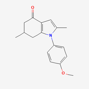 1-(4-Methoxyphenyl)-2,6-dimethyl-5,6,7-trihydroindol-4-one