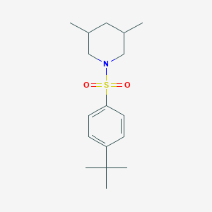 1-[(4-Tert-butylphenyl)sulfonyl]-3,5-dimethylpiperidine
