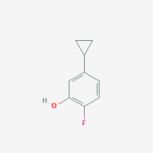 molecular formula C9H9FO B3003539 5-Cyclopropyl-2-fluorophenol CAS No. 2379918-44-0