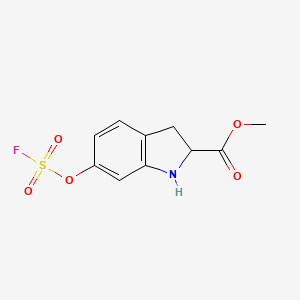 Methyl 6-fluorosulfonyloxy-2,3-dihydro-1H-indole-2-carboxylate