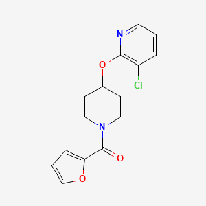 (4-((3-Chloropyridin-2-yl)oxy)piperidin-1-yl)(furan-2-yl)methanone