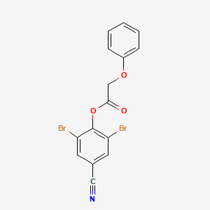 2,6-Dibromo-4-cyanophenyl 2-phenoxyacetate