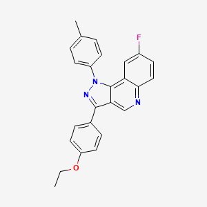 molecular formula C25H20FN3O B3003551 3-(4-乙氧苯基)-8-氟-1-(对甲苯基)-1H-吡唑并[4,3-c]喹啉 CAS No. 901229-21-8