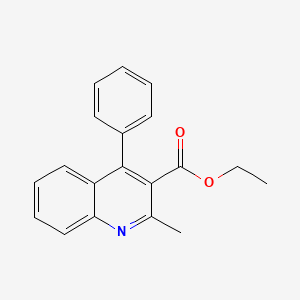 2-Methyl-4-phenyl-3-quinolinecarboxylic acid ethyl ester