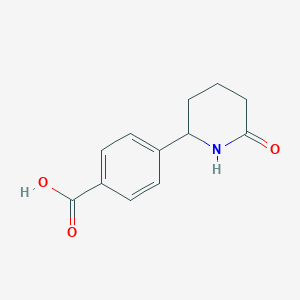 4-(6-Oxopiperidin-2-yl)benzoic acid