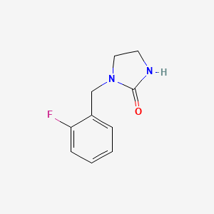 molecular formula C10H11FN2O B3003572 1-(2-Fluorobenzyl)imidazolidin-2-one CAS No. 59023-05-1