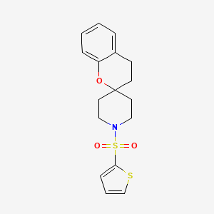 1'-(Thiophen-2-ylsulfonyl)spiro[chroman-2,4'-piperidine]