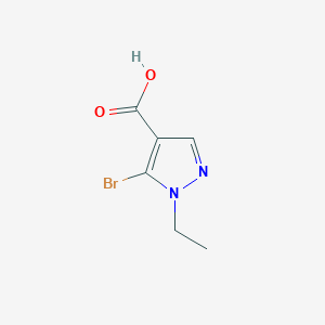 molecular formula C6H7BrN2O2 B3003580 5-bromo-1-ethyl-1H-pyrazole-4-carboxylic acid CAS No. 1564628-87-0