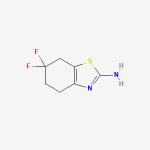 6,6-Difluoro-5,7-dihydro-4H-1,3-benzothiazol-2-amine