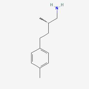 (2S)-2-Methyl-4-(4-methylphenyl)butan-1-amine