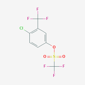 4-Chloro-3-(trifluoromethyl)phenyl trifluoromethanesulphonate