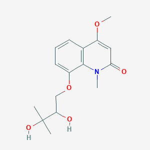 molecular formula C16H21NO5 B3003680 Foliosidine CAS No. 21300-44-7