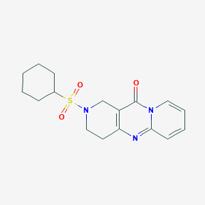 2-(cyclohexylsulfonyl)-3,4-dihydro-1H-dipyrido[1,2-a:4',3'-d]pyrimidin-11(2H)-one