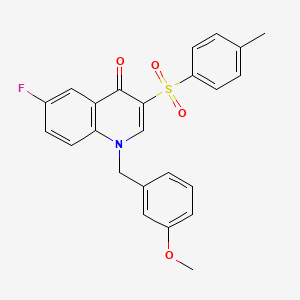 6-fluoro-1-(3-methoxybenzyl)-3-tosylquinolin-4(1H)-one