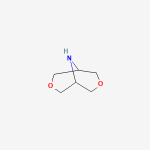 molecular formula C6H11NO2 B3003743 3,7-Dioxa-9-azabicyclo[3.3.1]nonane CAS No. 873336-52-8