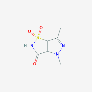 4,6-Dimethyl-1,1-dioxopyrazolo[3,4-d][1,2]thiazol-3-one