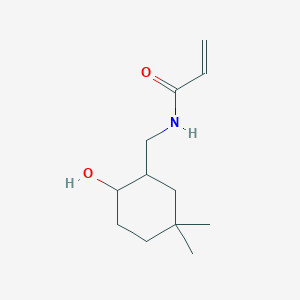 molecular formula C12H21NO2 B3003750 N-[(2-Hydroxy-5,5-dimethylcyclohexyl)methyl]prop-2-enamide CAS No. 2361640-28-8