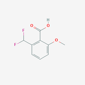 molecular formula C9H8F2O3 B3003783 2-(二氟甲基)-6-甲氧基苯甲酸 CAS No. 1785583-39-2