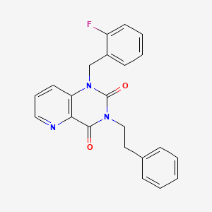 1-(2-fluorobenzyl)-3-phenethylpyrido[3,2-d]pyrimidine-2,4(1H,3H)-dione