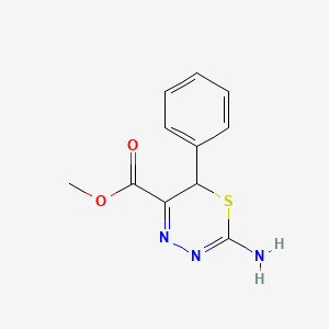Methyl 2-amino-6-phenyl-6H-1,3,4-thiadiazine-5-carboxylate