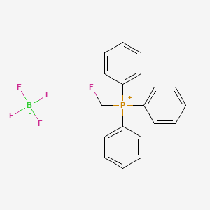 molecular formula C19H17BF5P B3003833 (Fluoromethyl)triphenylphosphonium tetrafluoroborate CAS No. 96385-23-8