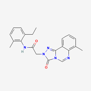 N-(2-ethyl-6-methylphenyl)-2-(7-methyl-3-oxo-[1,2,4]triazolo[4,3-c]quinazolin-2(3H)-yl)acetamide