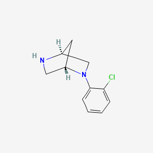 molecular formula C11H13ClN2 B3003909 (1S,4S)-2-(2-chlorophenyl)-2,5-diazabicyclo[2.2.1]heptane CAS No. 1203861-83-9