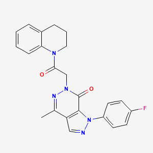 6-(2-(3,4-dihydroquinolin-1(2H)-yl)-2-oxoethyl)-1-(4-fluorophenyl)-4-methyl-1H-pyrazolo[3,4-d]pyridazin-7(6H)-one