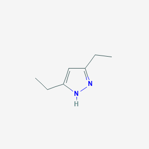 molecular formula C7H12N2 B3003937 3,5-diethyl-1H-pyrazole CAS No. 2817-73-4
