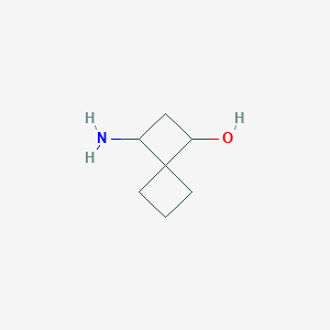 molecular formula C7H13NO B3003940 3-Aminospiro[3.3]heptan-1-ol CAS No. 1936644-16-4