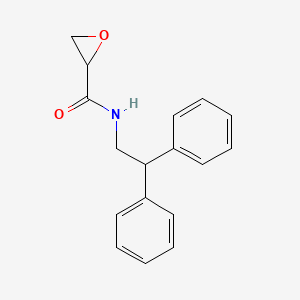 N-(2,2-Diphenylethyl)oxirane-2-carboxamide