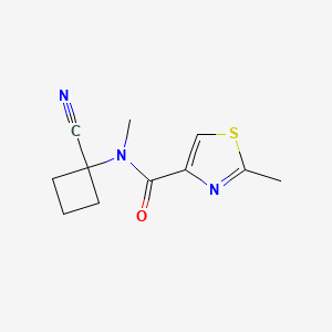 N-(1-cyanocyclobutyl)-N,2-dimethyl-1,3-thiazole-4-carboxamide
