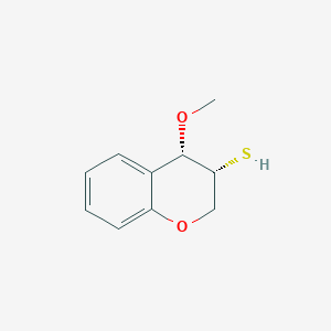 molecular formula C10H12O2S B3003982 (3R,4S)-4-甲氧基-3,4-二氢-2H-色烯-3-硫醇 CAS No. 2378489-96-2