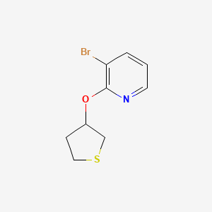 3-Bromo-2-(thiolan-3-yloxy)pyridine